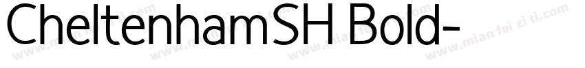 CheltenhamSH Bold字体转换